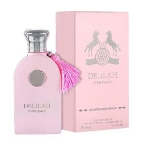 ALHAMBRA DELILAH POUR FEMME EAU DE PARFUM ,100ml | LUXURY LONG LASTING FRAGRANCE | PREMIUM IMPORTED FRAGRANCE SCENT FOR MEN AND WOMEN | PERFUME GIFT SET | ALL OCCASION (Pack of 1)