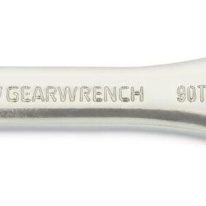 GEARWRENCH 11/16" 90-Tooth 12 Point Stubby Combination Ratcheting Wrench