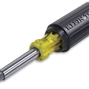 11-in-1 Screwdriver & Nut Driver Set Phillips Slotted Torx Square Bits - Comfort Grip Handle