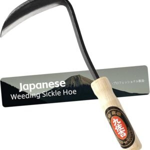 Japanese Weeding Sickle Hoe, Sickle Garden Tool Hand Grass Sickle