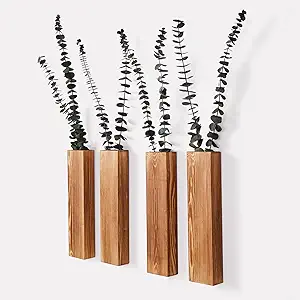 Wall Planters, Wood Wall Decor for Bedroom and Living Room