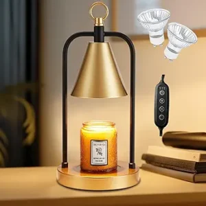 Candle Warmer Lamp with Timer, Electric Candle Wax Warmer for Various Size Candle Jar
