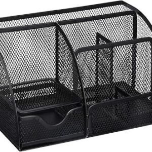 Greenco Mesh Desk Organizer Office & Dorm Room Supplies Caddy