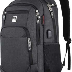 Laptop Backpack,Business Travel Anti Theft Slim Durable Laptops Backpack with USB Charging Port