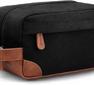 Toiletry Bag Hanging Dopp Kit for Men Water Resistant Canvas Shaving Bag