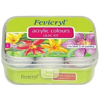 Fevicryl Acrylic Colors Lilac Kit, 60ml, 6 Shades