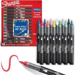 SHARPIE Creative Markers, Water-Based Acrylic Markers
